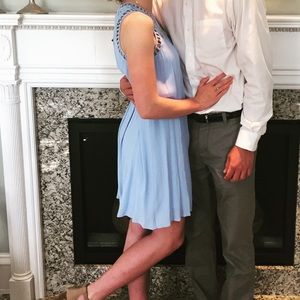 Altard State Cinderella blue shift dress size S